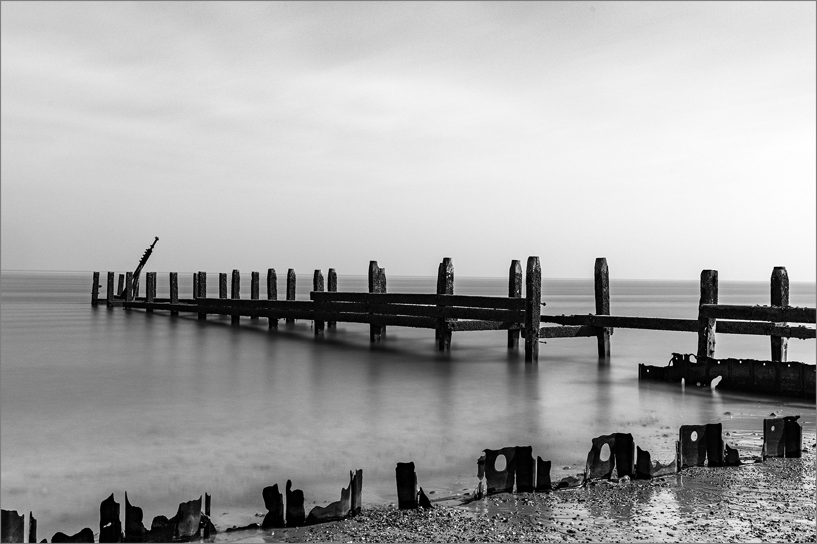 Sea Defences at Cart Gap, Norfolk by Chris Griffin