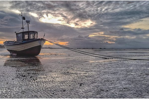 Ian Hacke,Boat at Dawn Highly Commended